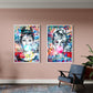 Brigitte Bardot & Audrey Hepburn Set of 2 Bubble Gum