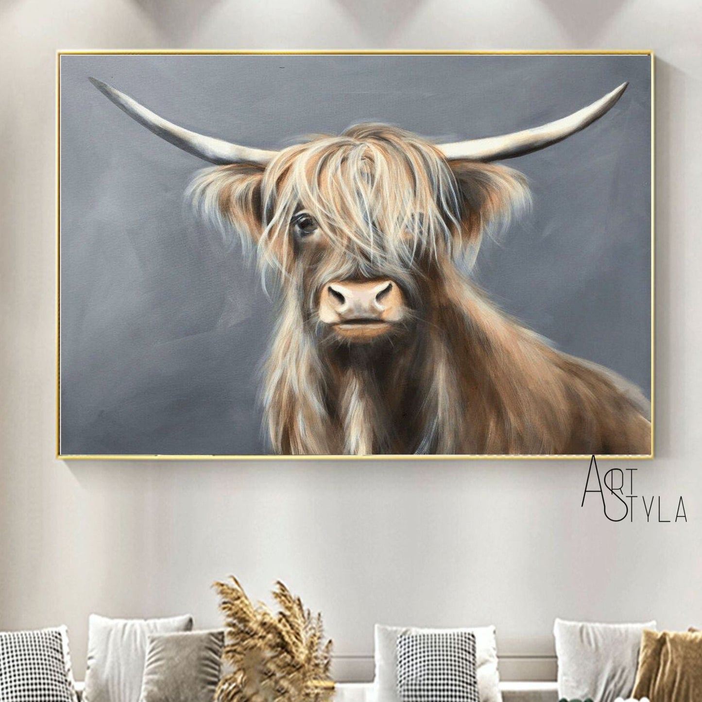 Soft Highland Cow