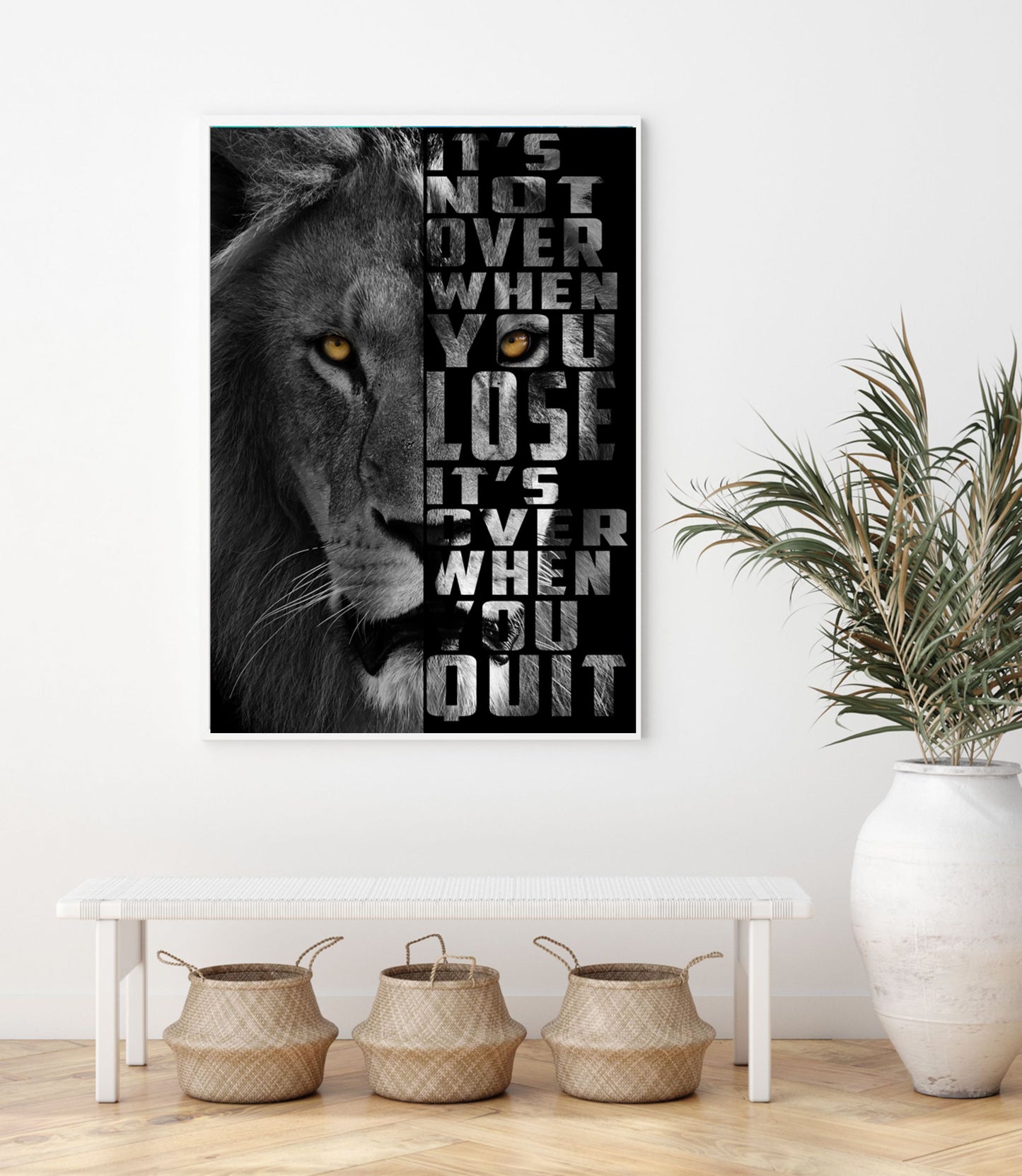 Motivational Lion Quote