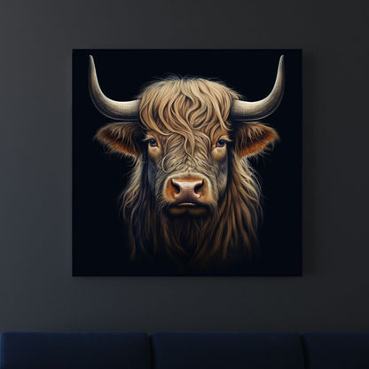 Highland Cow Face