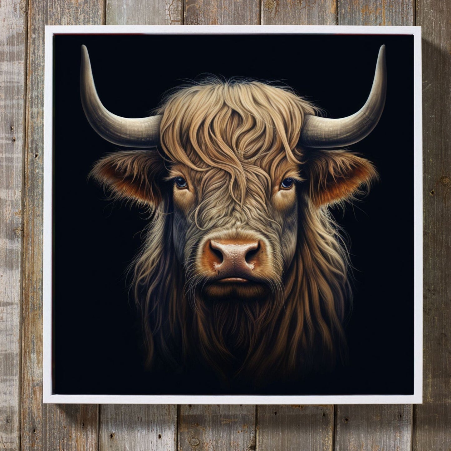 Highland Cow Face