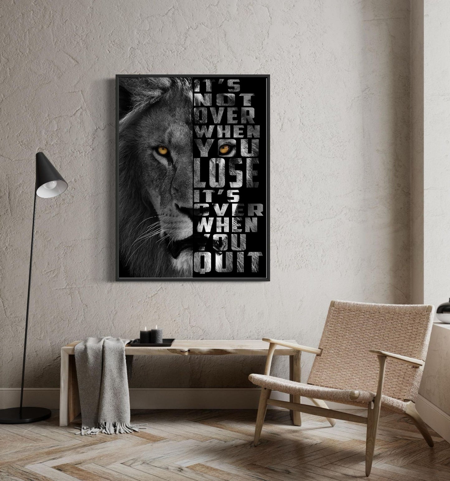 Motivational Lion Quote