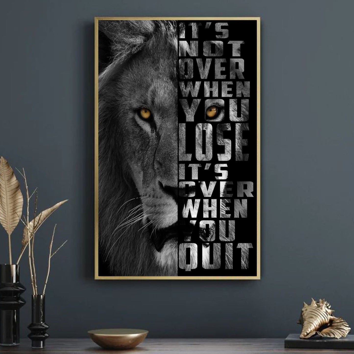 Motivational Lion Quote