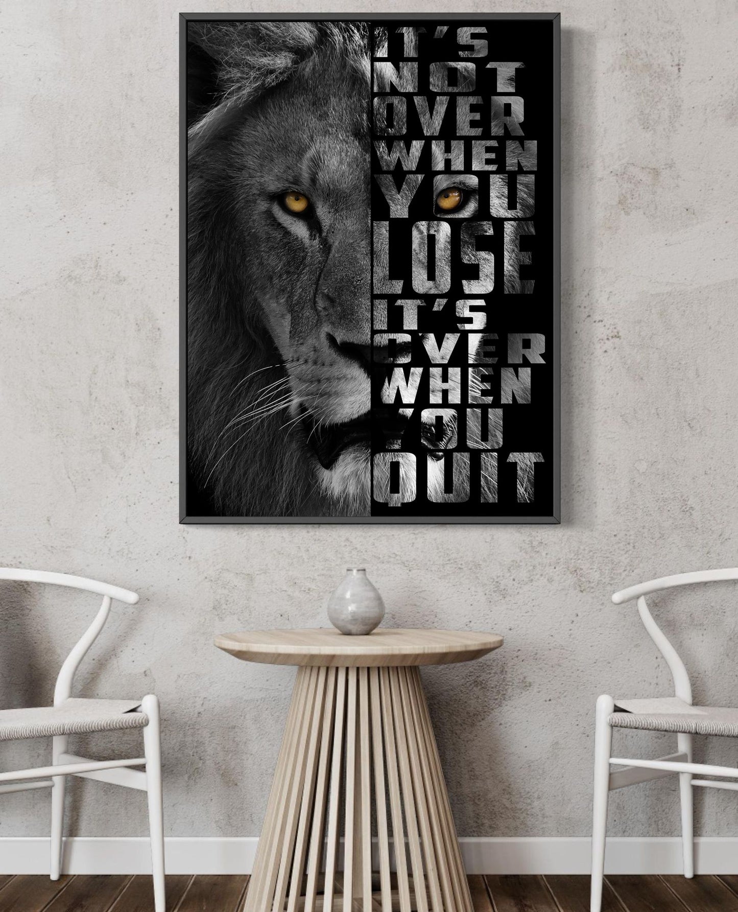 Motivational Lion Quote